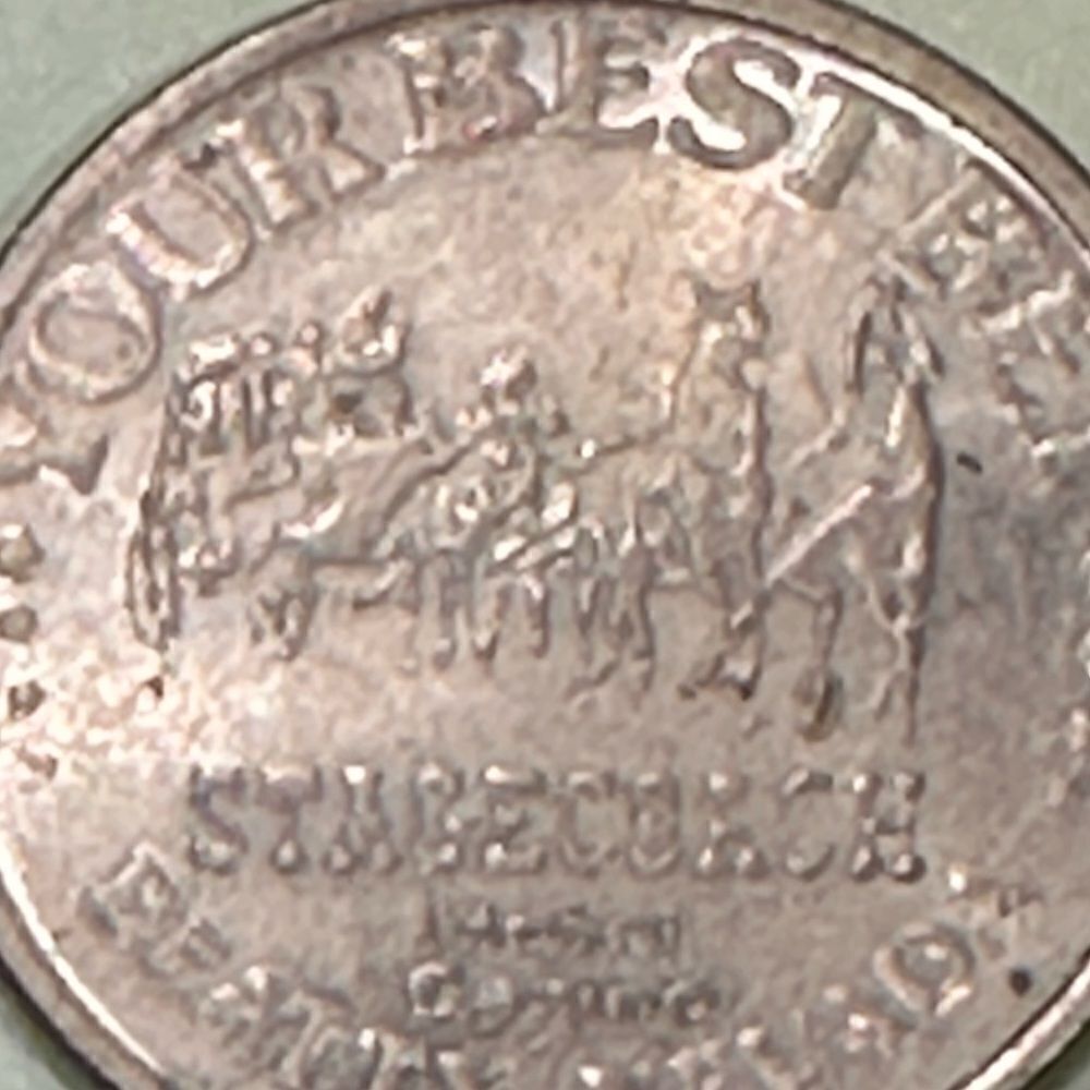 1988 STAGECOACH $1 Gaming Token Slot Beatty Nevada Vintage Stagecoach Token - Picture 6 of 12
